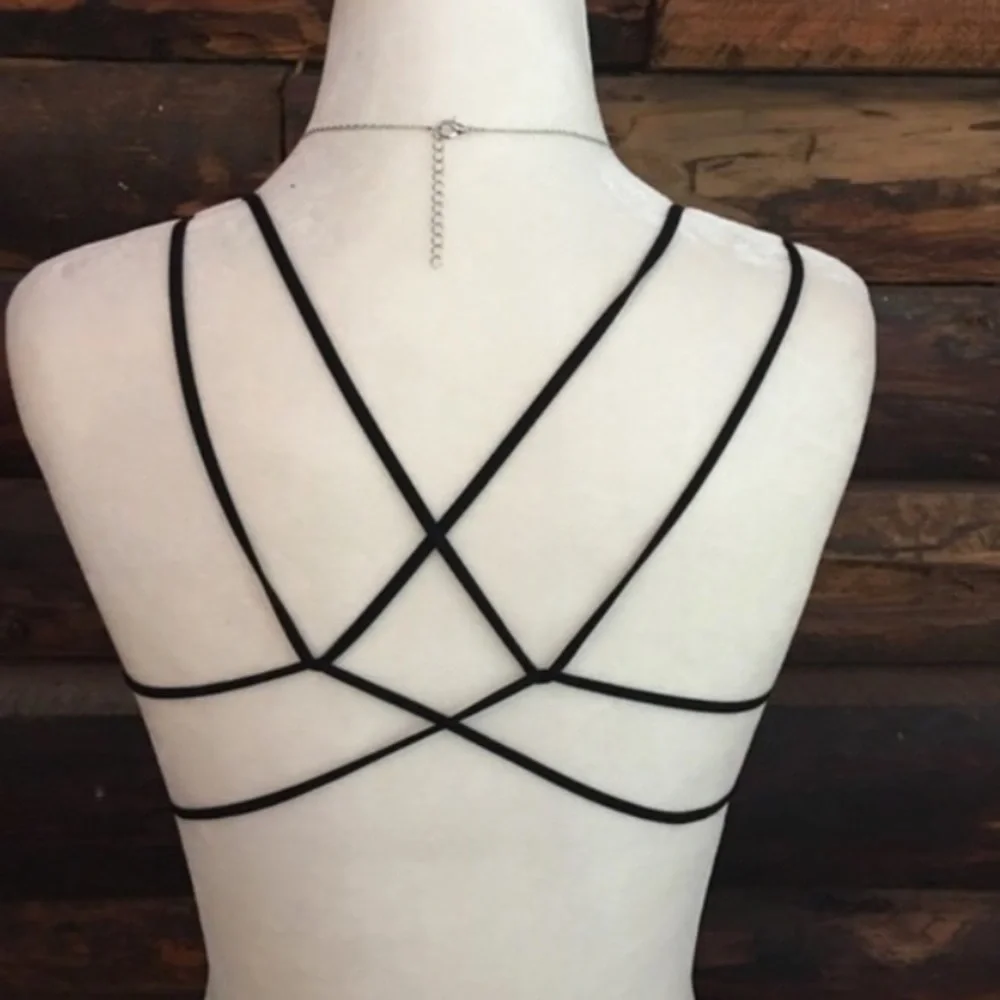 💕NWT💕Padded Strappy Sexy Stretchy Bralette OS - Picture 4 of 4